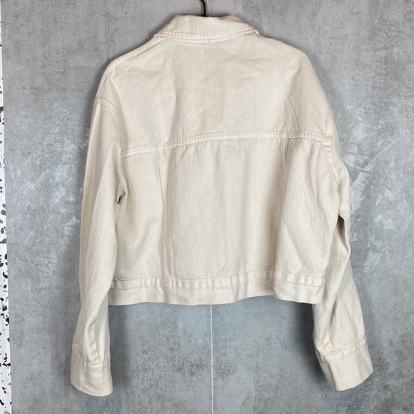 Zara ivory denim jacket - Picture 6 of 6